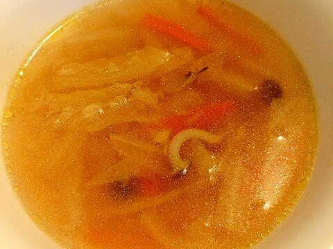 風邪に負けない☆ぽかぽか生姜スープ